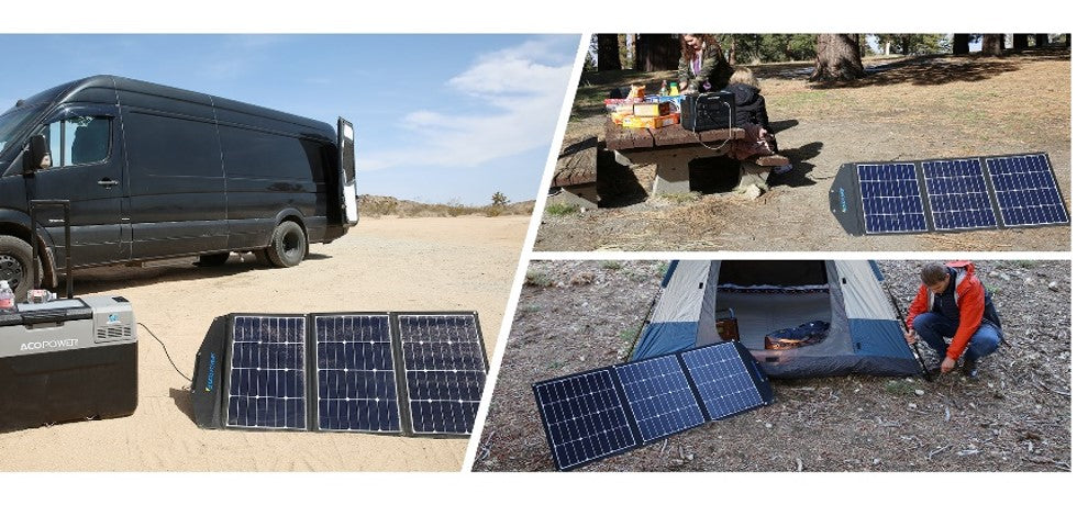 ACOPOWER 90W Solar Panel Suitcase